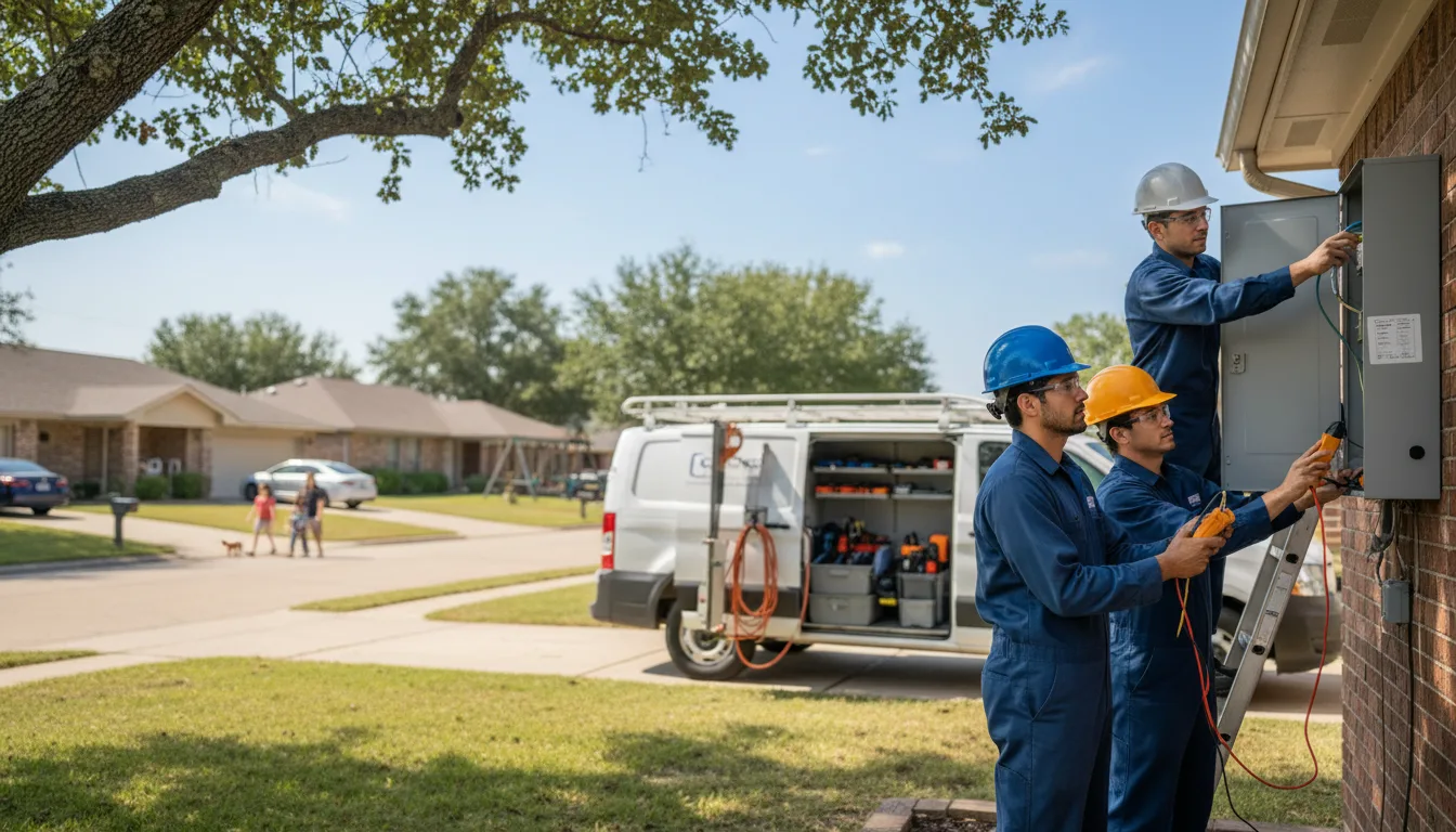 Certified electrician providing emergency electrical services in Hastings, NE